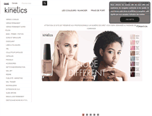 Tablet Screenshot of boutique-onglesacademie.com